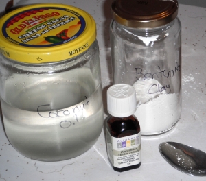 ingredients for homemade toothpaste